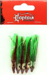 Captain 3593 Octopus Pride 5cm Ahtapot Sübye 5li Paket Suni Yem - 3