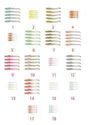 Captain 3596 Elegant 55cm Silikon Zargana 5li Paket Suni Yem - Captain