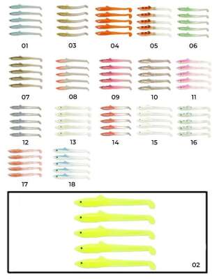 Captain 3596 Elegant 55cm Silikon Zargana 5li Paket Suni Yem - 1