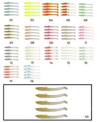 Captain 3596 Elegant 55cm Silikon Zargana 5li Paket Suni Yem - 14