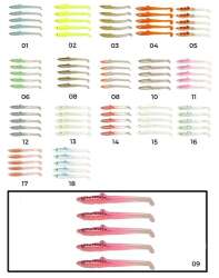 Captain 3596 Elegant 55cm Silikon Zargana 5li Paket Suni Yem - 11