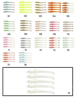 Captain 3596 Elegant 55cm Silikon Zargana 5li Paket Suni Yem - 6