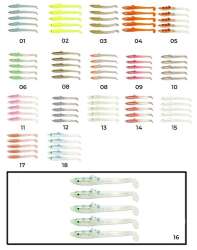 Captain 3596 Elegant 55cm Silikon Zargana 5li Paket Suni Yem - 5
