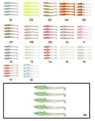 Captain 3596 Elegant 55cm Silikon Zargana 5li Paket Suni Yem - 32