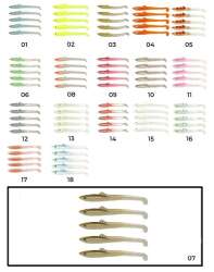 Captain 3596 Elegant 55cm Silikon Zargana 5li Paket Suni Yem - 31