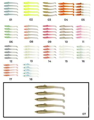 Captain 3596 Elegant 55cm Silikon Zargana 5li Paket Suni Yem - 31