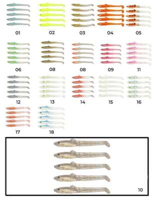 Captain 3596 Elegant 55cm Silikon Zargana 5li Paket Suni Yem - 28