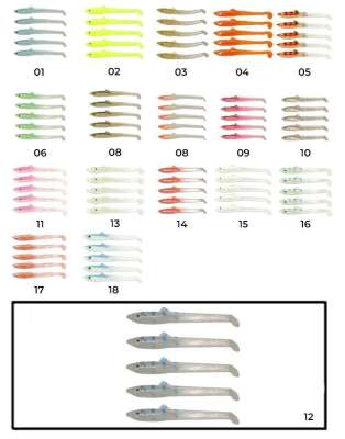 Captain 3596 Elegant 55cm Silikon Zargana 5li Paket Suni Yem - 26