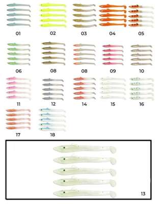 Captain 3596 Elegant 55cm Silikon Zargana 5li Paket Suni Yem - 25