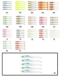 Captain 3596 Elegant 55cm Silikon Zargana 5li Paket Suni Yem - 20