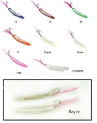 Captain 3625 Feather Jig 5cm Silikon Suni Yem 2li Paket - Captain