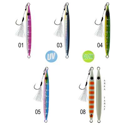 Captain 3631 Crawler Jigger 40gr Light Jig Suni Yem - 1