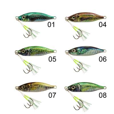 Captain 3648 Mackery UV 28gr Light Jig Suni Yem - 1