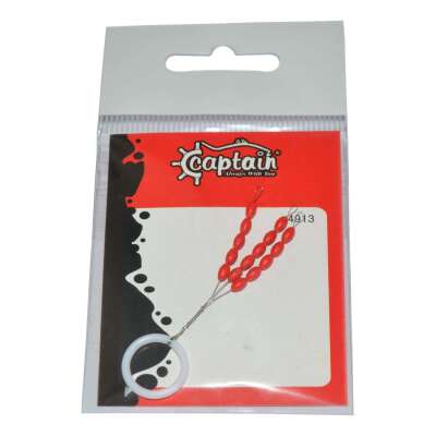 Captain 4913 Stoper 3x5li Paket Kırmızı Silikon Stopper - 1