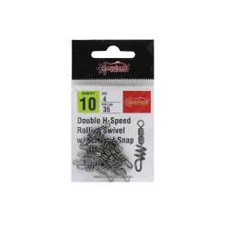 Captain 5003 Double H-Speed Screved Fırdöndü Black Nikel 5li Paket - Captain