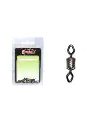 Captain 5005 Elmas Gözlü Fırdöndü 10lu Paket Black Nikel - Captain