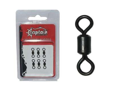 Captain 5006 Rulmanlı Fırdöndü 6lı Paket Mat Black - 1
