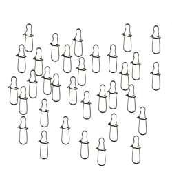 Captain 5014 İnox Sahte Balık Maket Klipsi Bl NikeL Snap 250li Paket - Captain