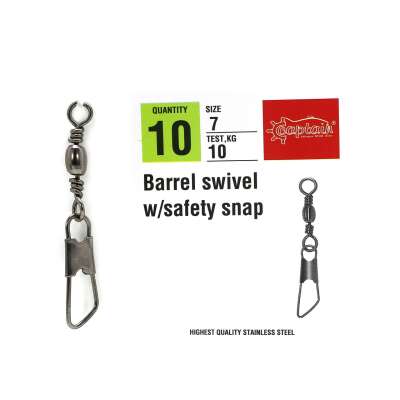 Captain 5020 Klips 10lu Paket Black Nikel - 2