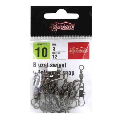 Captain 5021 Kilitli Klips 10lu Paket Black Nikel - 2