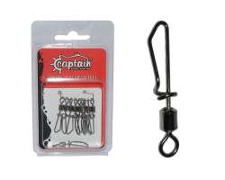 Captain 5027 Kilitli Klips Speed 10lu Paket Black Nikel - 1