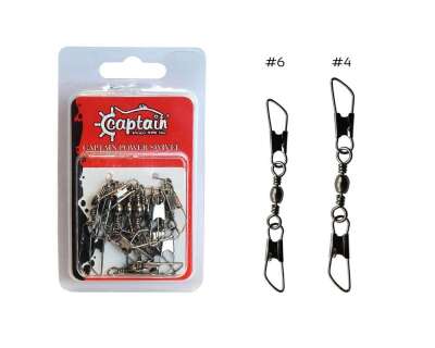 Captain 5030 Çift Yönlü Klips 10lu Paket Black Nikel - 1