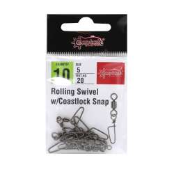 Captain 5032 Coastlock Klips 10lu Paket Black Nikel - 2