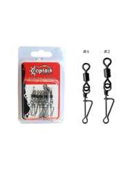 Captain 5035 Kilitli Klips Rolling 10lu Paket Black Nikel - Captain