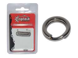 Captain 5142 Kalın Halka Güçlendirilmiş 10lu Paket İnox Naturel - 1