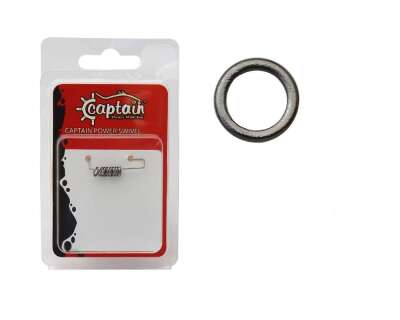 Captain 5146 Assist Halkası İnox 10lu Paket Black Nikel - 1