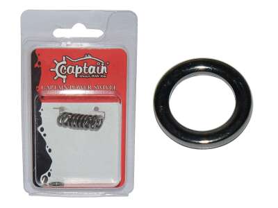 Captain 5148 Jig Halkası İnox 10lu Paket Black Nikel - 1