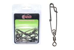 Captain 5155 Karabina Klips 2x80mm 5li Paket Black Nikel - Captain