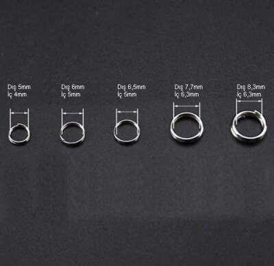 Captain 5163 Kaşık Halkası 250li Mix Kutu Nikel - 3