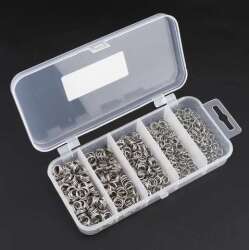 Captain 5164 Kaşık Halkası 500lü Mix Kutu Nikel - 2