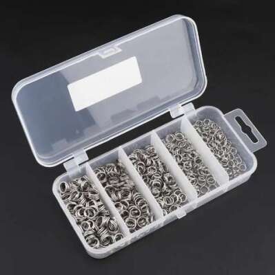 Captain 5164 Kaşık Halkası 500lü Mix Kutu Nikel - 2