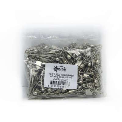 Captain 5220 Klips 144lü Paket Nikel - 2