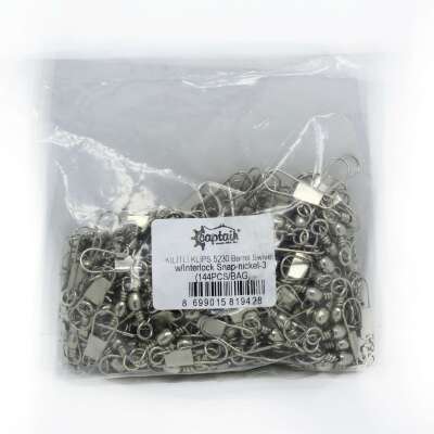 Captain 5230 Kilitli Klips 144lü Paket Nikel - 2