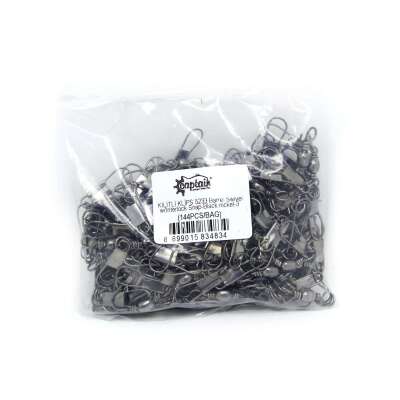 Captain 5233 Kilitli Klips 144lü Paket Black Nikel - 2