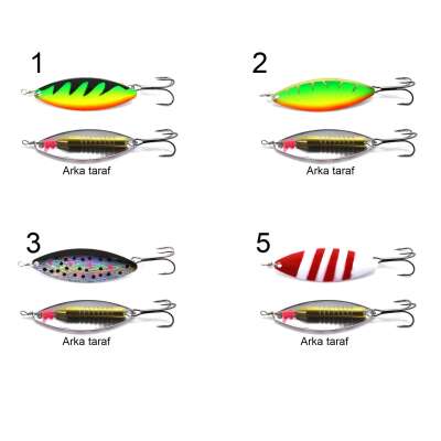 Captain 6065 Turna Kaşığı 17gr Hunter Tiger Döner Kaşık - 2