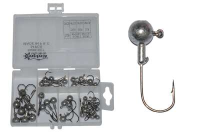 Captain 6436 Compact Eco Mix Kutulu Jig Head Seti 2-3-5-7gr 34lü Set - 1