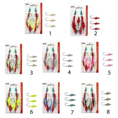 Captain 6457 Jig Head 15gr Ultimate Sardine 3lü Set - 1