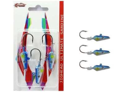 Captain 6457 Jig Head 15gr Ultimate Sardine 3lü Set - 8