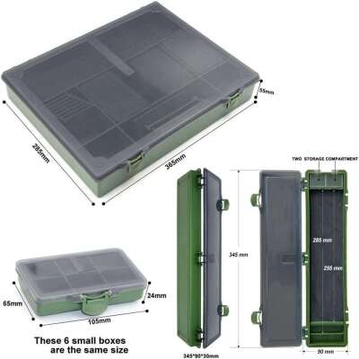 Captain 7122 Carp Box 8li Set 36x30x55cm - 7