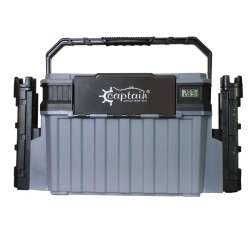 Captain 7212 Profesyonel Spin Takım Çantası ve Kamış Tutucu 42x25x28cm - 9