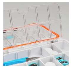 Captain 7245 Profesyonel LRF Malzeme Kutusu 16x9x45cm - 3