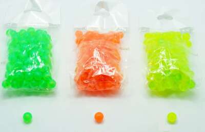 Captain 7610 Silikon Boncuk 95mm Yuvarlak 100lü Paket - 1