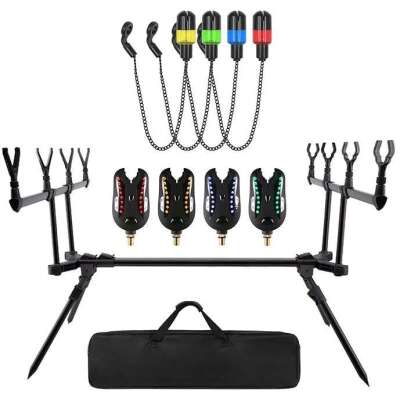 Captain 7646 Carp Sehpa Alarm Swinger 4lü Combo SET - 1