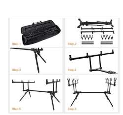 Captain 7646 Carp Sehpa Alarm Swinger 4lü Combo SET - 3