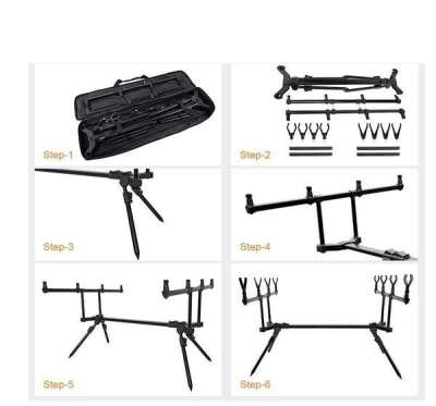 Captain 7646 Carp Sehpa Alarm Swinger 4lü Combo SET - 3