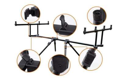 Captain 7646 Carp Sehpa Alarm Swinger 4lü Combo SET - 5